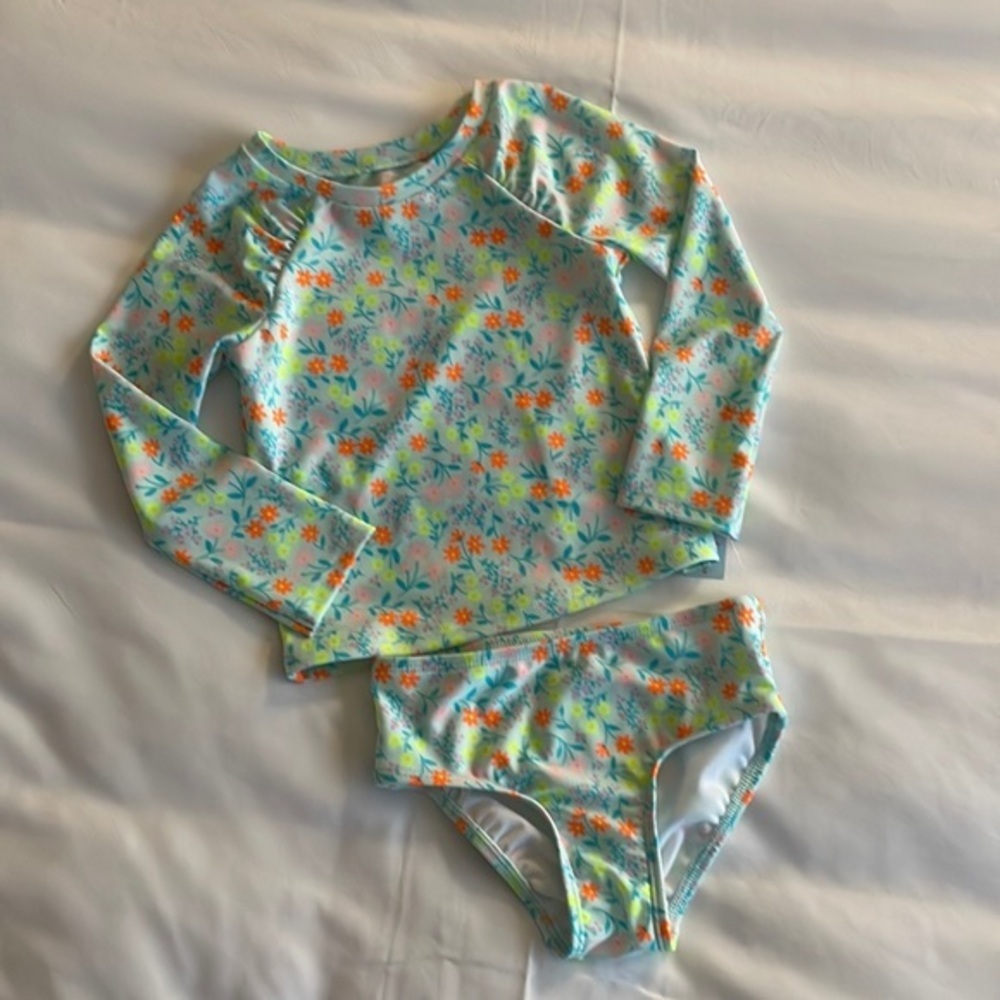 Flowered swim set - 204